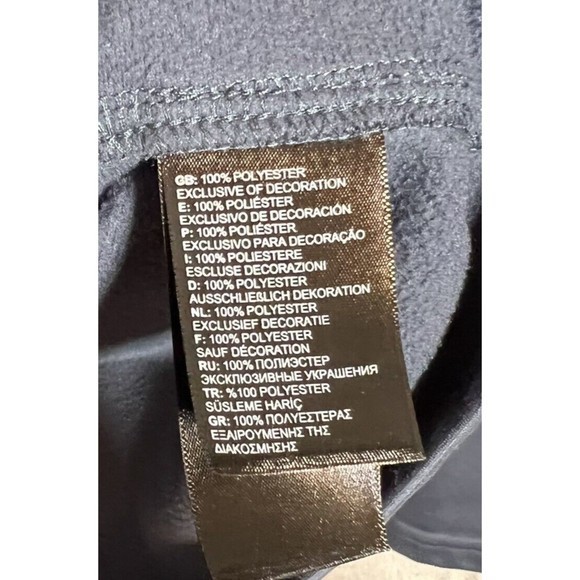 The North Face Sweater Womens Medium Blue 1/4 Zip Smooth Outdoors EUC - Picture 8 of 8